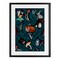 Stupell Industries Woodland Animals & Botanical Sprigs Framed Print Under Glass, design by Metka Hiti